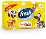 Fresh Kids 3 rétegű illatos papírzsebkendő 6x10db