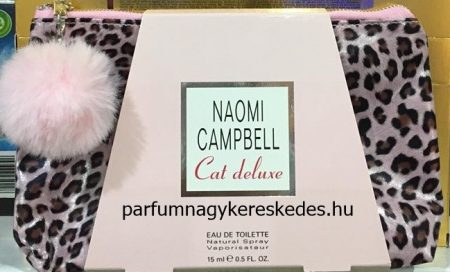 Naomi Campbell Cat Deluxe ajandékcsomag ( edt 15ml + neszeszer )