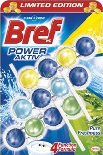Bref Power Aktiv Pure Freshness WC-frissítő 3x50g