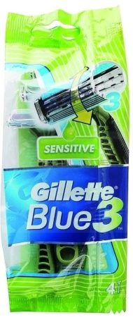 Gillette Blue3 Sensitive Eldobható Borotva 4db-os