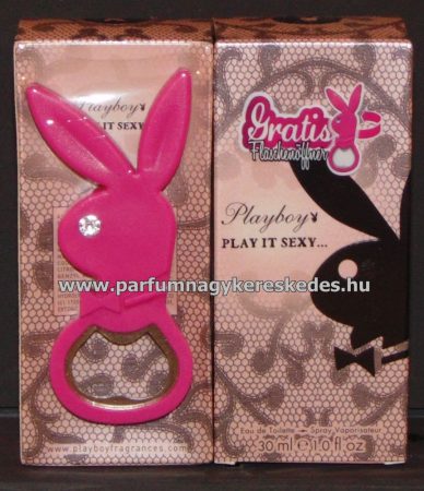 Playboy Play It Sexy EDT 30ml + ajándék pink sörnyitó