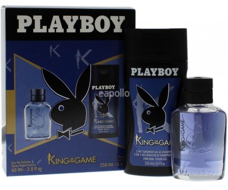 Playboy King of the Game Ajándékcsomag ( EDT 60ml + TUSFÜRDŐ 250ml )