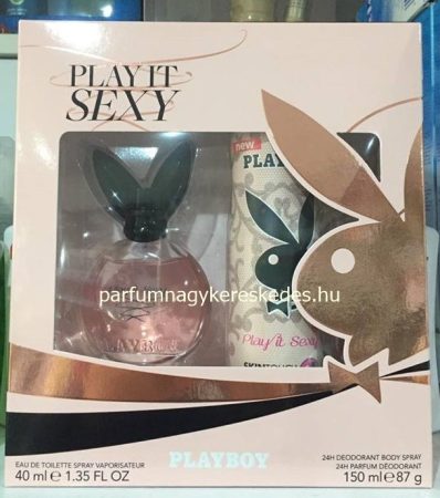 Playboy Play It Sexy ajándékcsomag ( EDT 40ml + dezodor 150ml )