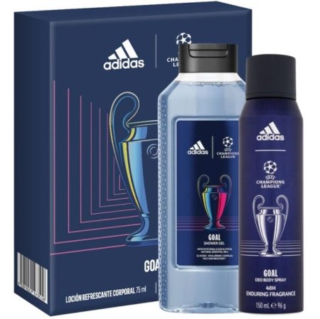 Adidas UEFA Champions League Goal ajándékcsomag ( Dezodor 150ml + Tusfürdő 250ml )