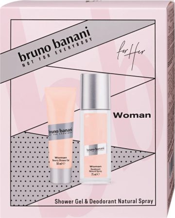 Bruno Banani Woman ajándékcsomag (75ml dns  + 50ml tusfürdő)