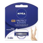 Nivea Protect & Shave 5 pengés Női borotvabetét 3db