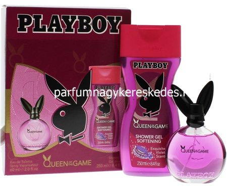 Playboy Queen Of The Game ajándékcsomag ( EDT 60ml + tusfürdő 250ml )