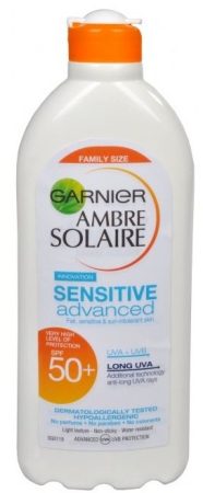 Garnier Ambre Solaire Sensitive naptej SPF 50+ 400ml
