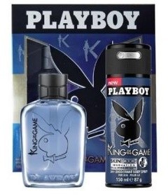 Playboy King of the Game Ajándékcsomag ( EDT 60ml + dezodor 150ml )