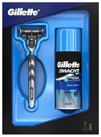 Gillette Mach3 Complete ajándékcsomag ( készülék + borotvagél 75ml )
