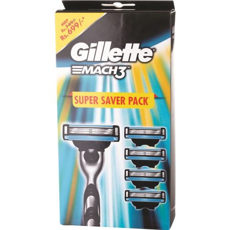 Gillette Mach3 borotvakészülék + 5 betét