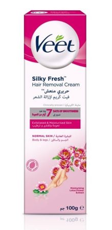 Veet Silky Fresh Normal Skin szőrtelenítő krém 100ml