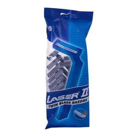 Laser 2 pengés férfi eldobható borotva 10db