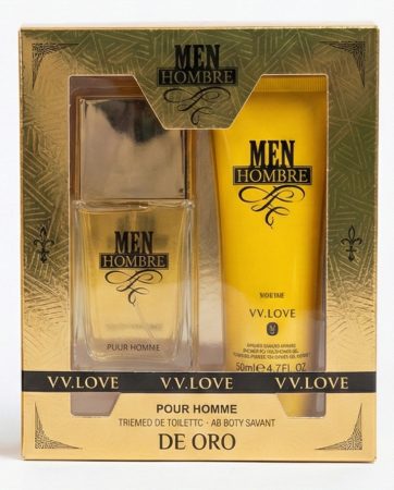 V.V.Love Men Hombre De Oro ajándékcsomag ( EDT 30ml + After 50ml )