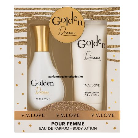 V.V.Love Golden Dew Porcelain ajándékcsomag ( Parfüm EDP 30ml + Testápoló 50ml )