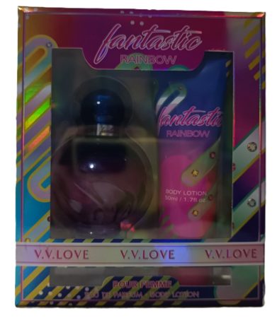V.V.Love Fantastic Rainbow ajándékcsomag ( Parfüm EDP 30ml + Testápoló 50ml )