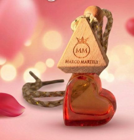 Marco Martely Szív Candy autóillatosító 7ml - Prada Candy