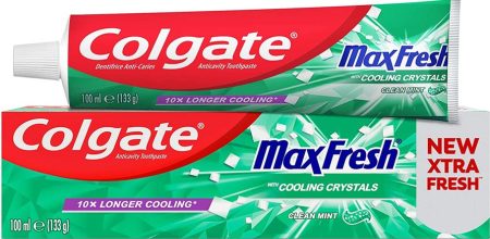 Colgate Max Fresh Cooling Crystals Fogkrém Clean Mint 100ml