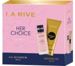 La Rive Her Choice ajándékcsomag  (EDP + Tusfürdő)