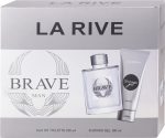 La Rive Brave Man ajándékcsomag (EDT + Tusfürdő)