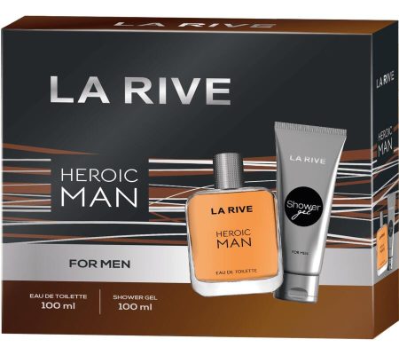 La Rive Heroic Man ajándékcsomag (EDT + Tusfürdő)