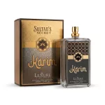 Luxure Karim EDP 100ml férfi keleti parfüm vastag falú üvegben arany kupakkal és díszdobozzal - Luxure parfüm nagykereskedés