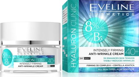 Eveline Hyaluron Clinic 40+ ránctalanító nappali - éjszakai arckrém 50ml