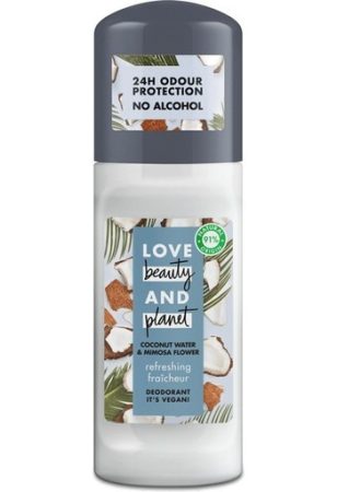 Love Beauty And Planet Coconut Water & Mimosa Flower Deo Roll-On 50ml