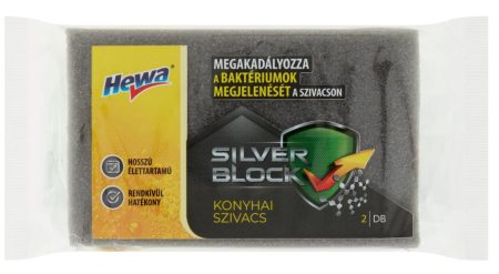 Hewa Silver Block Konyhai Formázott szivacs 2db
