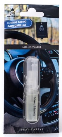 Marco Martely Millionaire Spray + Kártya autóillatosító - Paco Rabanne 1 Million