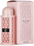 Rave Now Women EDP 100ml női arab parfüm rózsaszín rácsos üvegben és díszdobozban - Rave parfüm nagyker