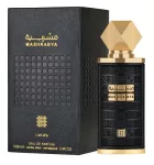 Lattafa Mashrabya EDP 100ml unisex arab parfüm fekete mintás üvegben és arany kupakkal - Lattafa parfüm nagyker