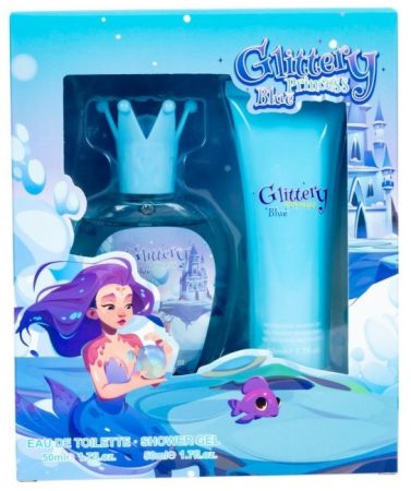 V.V.Love Glittery Princess Blue ajándékcsomag ( Parfüm EDT 50ml + Tusfürdő 50ml )