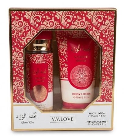 V.V.Love Eternal Rose ajándékcsomag ( Testpermet 100ml + Testápoló 75ml )