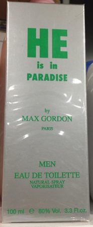Max Gordon He is in Paradise Men EDT 100ml
