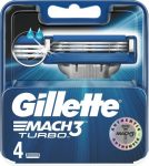 Gillette Mach3 Turbo borotvabetét 4db-os