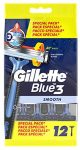 Gillette Blue3 Smooth eldobható borotva 12db-os