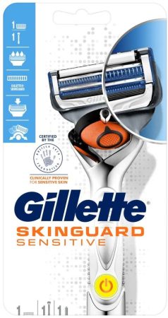 Gillette Skinguard Sensitive Flexball Power borotvakészülék + 1 betét + 1 elem