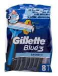 Gillette Blue3 Smooth eldobható borotva 8db-os