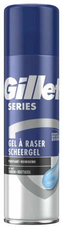 Gillette Series Cleansing With Charcoal borotvagél 200ml