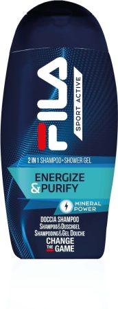 Fila Sport Active Energize & Purify 2in1 sampon és tusfürdő gél 250ml