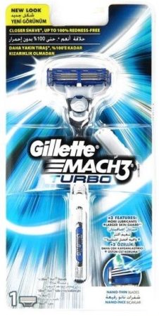 Gillette Mach3 Turbo borotvakészülék (borotva+betét)
