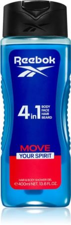 Reebok Move Your Spirit 4in1 for men férfi tusfürdő gél 250ml