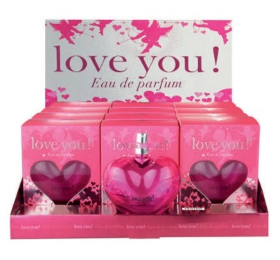 Real Time Love You Pink Display EDP 100ml 12db + 1 Tester