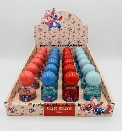 Disney Stitch 24 darabos EDT parfüm display nagykereskedelmi értékesítésre