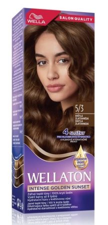 Wella Wellaton tartós intenzív krémhajfesték 5/3 napsütötte aranybarna 50ml