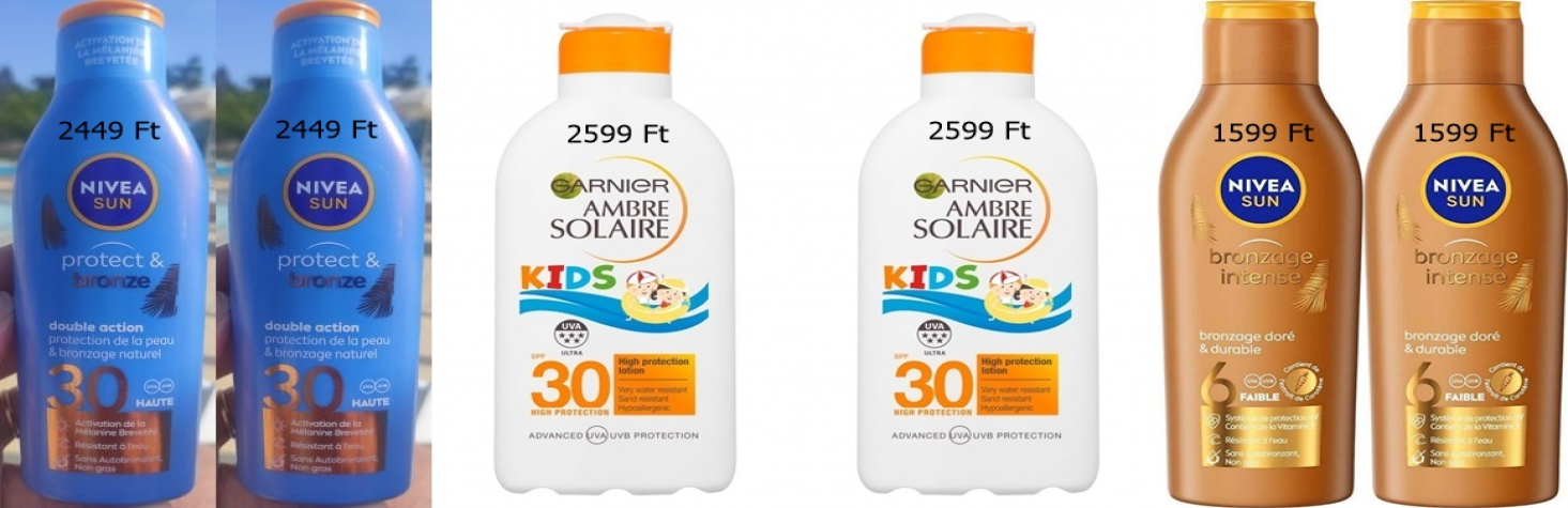 Nivea és Garnier naptej nagykereskedés Nivea és Garnier naptej nagykereskedés